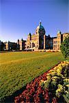 Parliament Buildings and Lawn Victoria, British Columbia Canada
