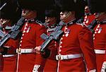 Ändern der Guard, Buckingham Palace, London, England