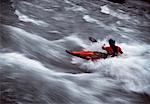 Kayak de rivière Ococee, North Carolina, USA