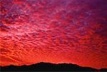 Sonnenuntergang über Landschaft, Nordkap, Südafrika