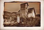 Verlassene Kirche, Dorothy, Alberta, Kanada