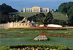 Garden and Arches near Schoenbrunn Palace Vienna, Austria