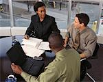 Business People Working in Boardroom