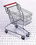Shopping Cart and Binary Code