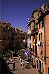 Buildings and Street Vernazza, Cinque Terre, Italy