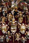 Masks on Display in Shop Venice, Italy