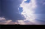 Wolken im Himmel Saskatchewan, Kanada