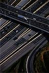 Aerial View of Highway Overpass, Highways 407 and 400, Ontario, Canada