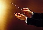 Baton de mains du chef d'orchestre
