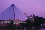 The Pyramid Arena at Dusk Memphis, Tennessee, USA