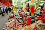 Menschen im Markt, Chinatown Vancouver, British Columbia Kanada