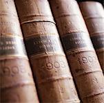 Close-Up of Law Books