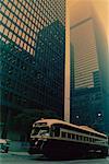 Streetcar and Office Towers Toronto, Ontario, Canada