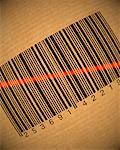 Close-Up of Barcode Being Scanned