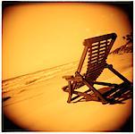 Chaire sur la plage, Mexique