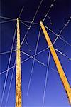 Looking Up at Hydro Poles Arizona, USA