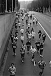 Runners on Street Paris, France