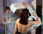 Woman Having Mammogram