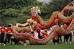 Dragon Dance at Chinese Festival Singapore