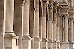 Columns at The Louvre Paris, France