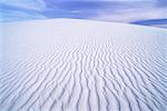 Les Dunes de sable de sable blanc National Monument au Nouveau-Mexique, USA