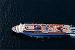 Aerial View of Cruise Ship Atlantic Ocean