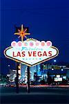 Welcome to Las Vegas Sign at Night Las Vegas, Nevada, USA