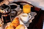 Breakfast Tray on Bed