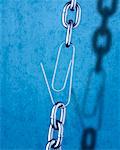 Chain with Paperclip as Link