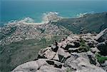 Cape Town and Shoreline from Table Mountain South Africa