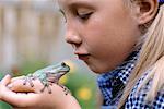 Girl with Frog
