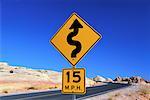 Road Sign in Desert Arizona, USA