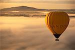 Heiße Luft Ballon über Yarra Valley, Australien