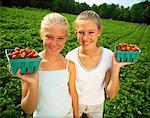 Girls in Strawberry Field