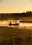 Canoeing at Dusk