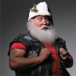 Biker Santa Claus