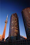 CN Tower et le paysage urbain Toronto, Ontario, Canada