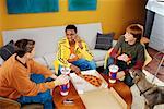 Teenagers Eating Pizza