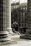 Pillars at Place de la Madeleine Paris, France