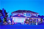 House with Christmas Lights