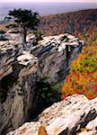 Hängende Rock, Peidmont, Hanging Rock State Park North Carolina, USA