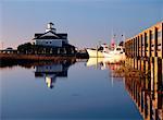 Pêche des bateaux, le Grand Strand, Murrells Inlet, South Carolina, USA