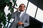 Businessman on Cellular Phone