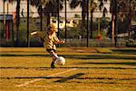 Child Playing Soccer