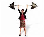 Woman Lifting Weight