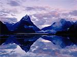 Mitre Peak et Fiordland Milford Sound, Nouvelle-Zélande