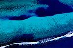 Aerial of Reef Moorea, Polynesia