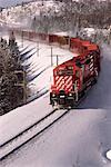 Train in Winter