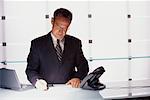 Businessman at Desk