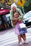 Portrait of Grandmother and Granddaughter